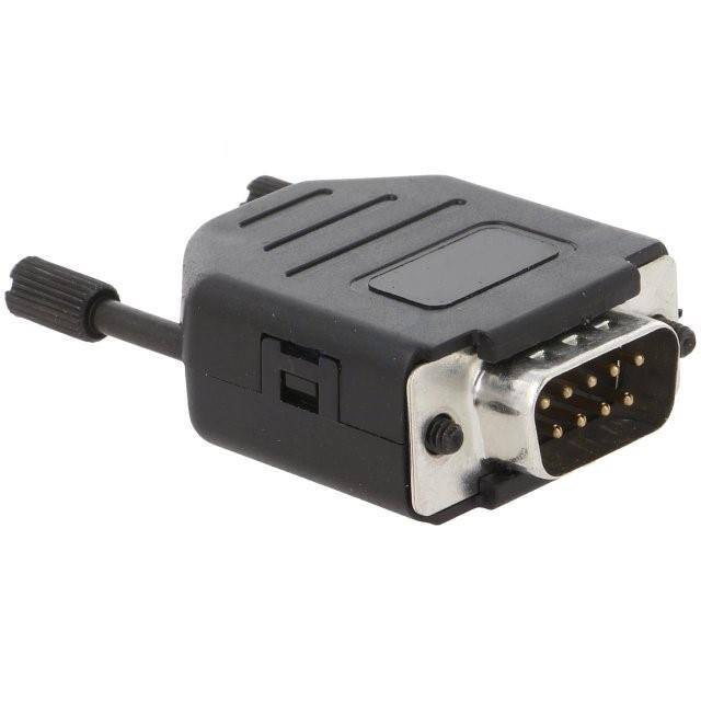 MHDPPK9-DB9P-K MH Connectors  Capots de connecteurs D-Sub en forme de D